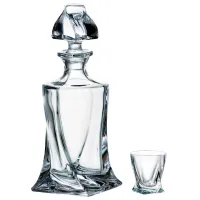 Набор для напитков Bohemia QUADRO 0.55л / Стекло / Прозрачный