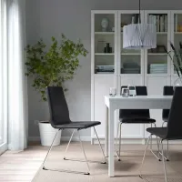 Scaun de bucătărie Ikea Lillanas/Gunnared Stofă/ Black Chrome photo 2