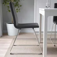 Scaun de bucătărie Ikea Lillanas/Gunnared Stofă/ Black Chrome photo 3