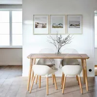 Scaun de bucătărie Ikea Baltsar Plastic/ Beige Transparent photo 3