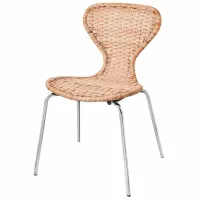 Scaun de bucătărie Ikea Alvsta/Sefast Rattan artificial/ Beige Inox