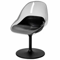 Scaun de bucătărie Ikea Baltsar Plastic/ Black Transparent