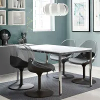 Кухонный стул Ikea Baltsar Пластик/ Черный Прозрачный photo 2