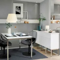 Кухонный стул Ikea Baltsar Пластик/ Черный Прозрачный photo 5