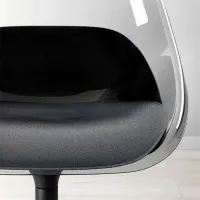 Кухонный стул Ikea Baltsar Пластик/ Черный Прозрачный photo 7