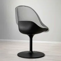 Кухонный стул Ikea Baltsar Пластик/ Черный Прозрачный photo 8