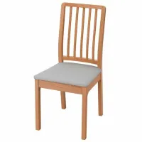 Scaun de bucătărie Ikea Ekedalen/Orrsta Stofă/ Grey Beige