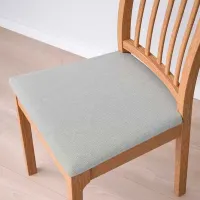 Scaun de bucătărie Ikea Ekedalen/Orrsta Stofă/ Grey Beige photo 2