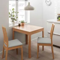 Scaun de bucătărie Ikea Ekedalen/Orrsta Stofă/ Grey Beige photo 4