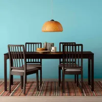 Scaun de bucătărie Ikea Ekedalen/Orrsta Stofă/ Grey Dark Brown photo 7