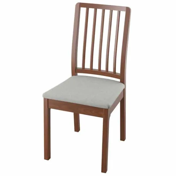 Scaun de bucătărie Ikea Ekedalen/Orrsta Stofă/ Grey Brown photo 1
