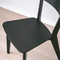 Scaun de bucătărie Ikea Lisabo Lemn/ Black Black photo 5