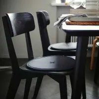 Scaun de bucătărie Ikea Lisabo Lemn/ Black Black photo 7