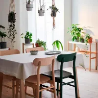 Scaun de bucătărie Ikea Ronninge Lemn/ Green photo 5
