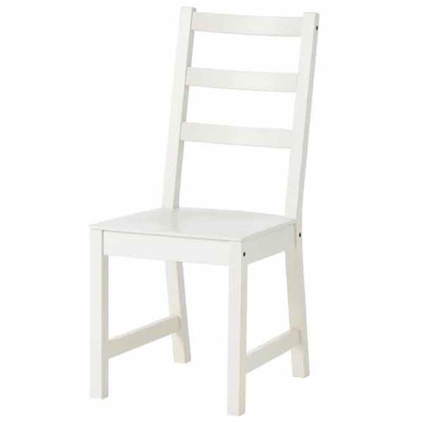 Кухонный стул Ikea Nordviken Массив/ Белый White photo 1