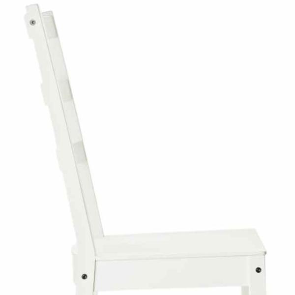 Кухонный стул Ikea Nordviken Массив/ Белый White photo 2