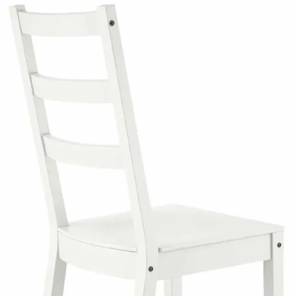 Кухонный стул Ikea Nordviken Массив/ Белый White photo 3