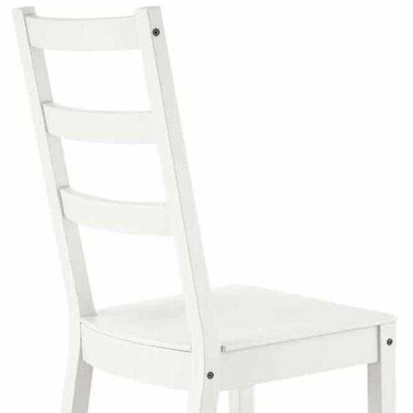 Кухонный стул Ikea Nordviken Массив/ Белый White photo 3