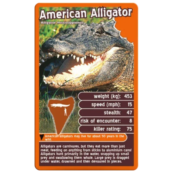 Настольная игра Winning Moves Top Trumps Predators 6+/ Развитие photo 5