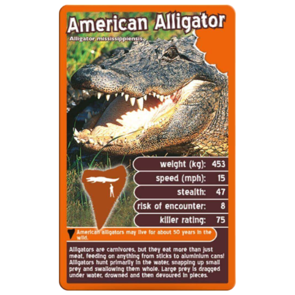 Настольная игра Winning Moves Top Trumps Predators 6+/ Развитие photo 5