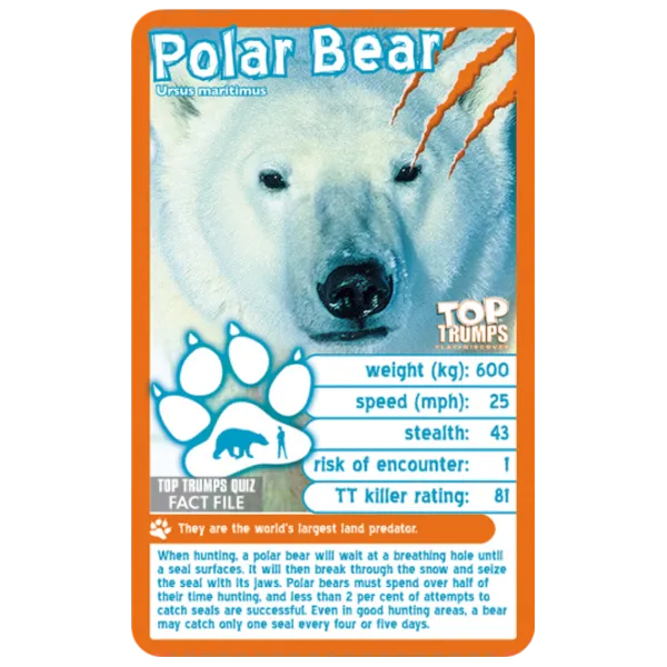 Настольная игра Winning Moves Top Trumps Predators 6+/ Развитие photo 6