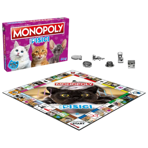 Настольная игра Winning Moves Cats 6+/ Monopoly photo 1