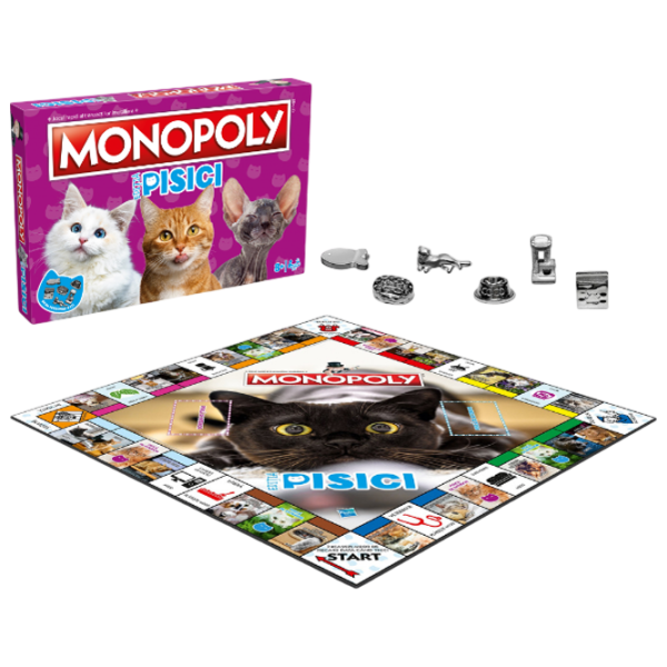 Настольная игра Winning Moves Cats 6+/ Monopoly photo 1