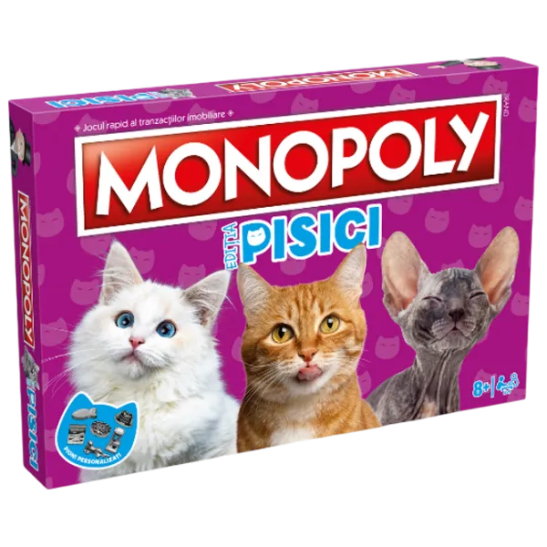 Настольная игра Winning Moves Cats 6+/ Monopoly photo 4