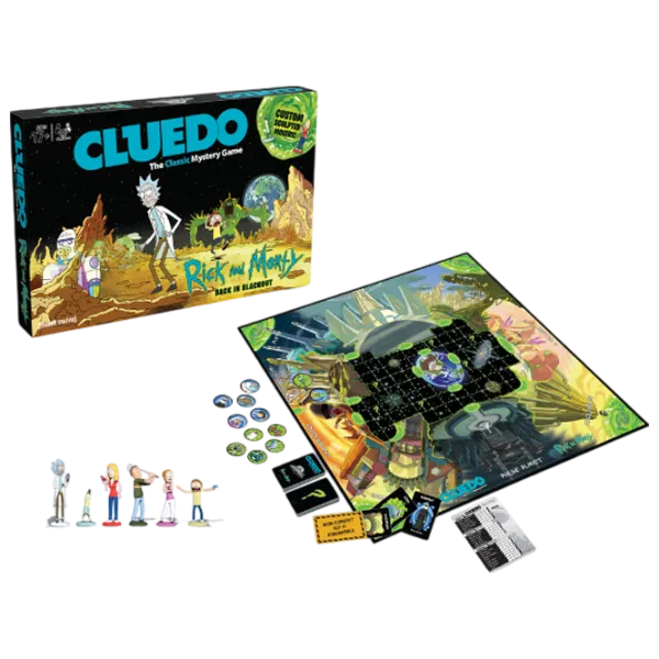 Настольная игра Winning Moves Cluedo Rick and Morty 12+/ Стратегия photo 1
