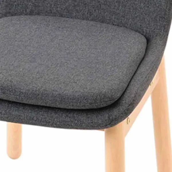 Кухонный стул Ikea Vedbo/Gunnared Полиэстер/ Тёмно-серый Beige photo 2