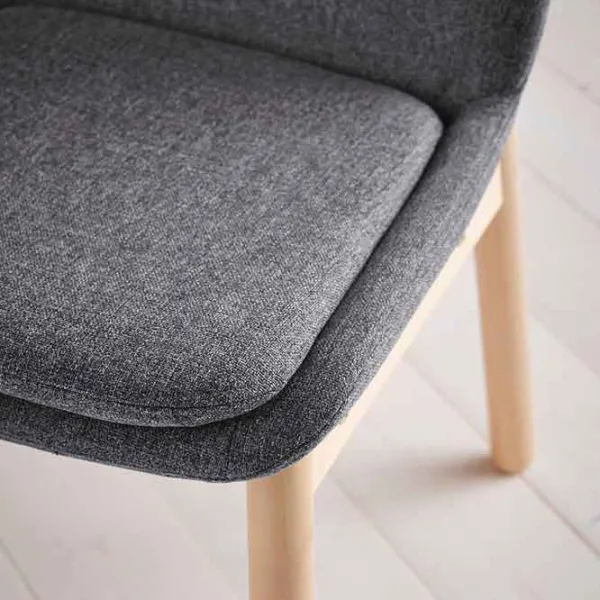 Кухонный стул Ikea Vedbo/Gunnared Полиэстер/ Тёмно-серый Beige photo 5