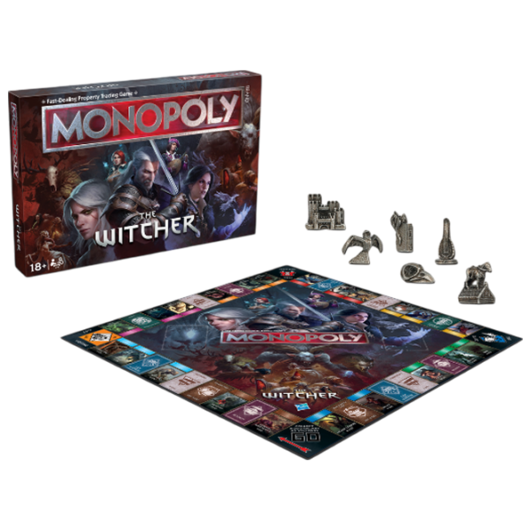 Настольная игра Winning Moves The Witcher 18+/ Monopoly photo 1