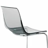 Scaun de bucătărie Ikea Tobias Plastic/ Black Inox photo 2