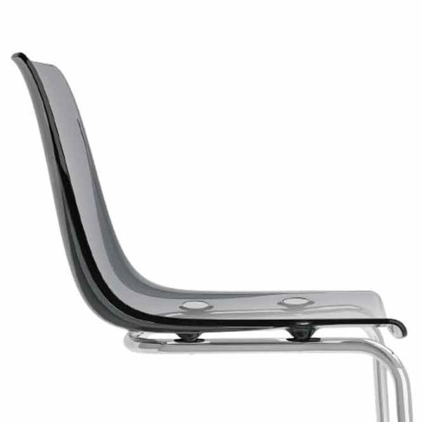 Кухонный стул Ikea Tobias Пластик/ Черный Нержавеющая сталь photo 3