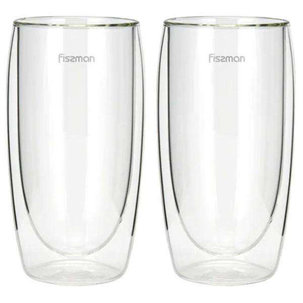 Set de pahare Fissman Frappe 0.35l / Sticlă / Transparent photo 1