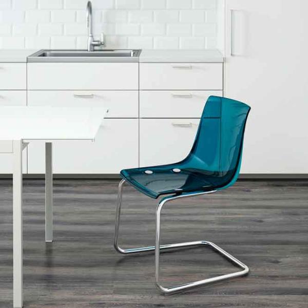 Scaun de bucătărie Ikea Tobias Plastic/ Blue Inox photo 5 Scaun de bucătărie Ikea Tobias Plastic/ Blue Inox photo 5