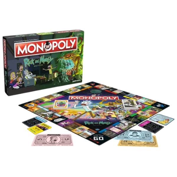 Настольная игра Winning Moves Rick and Morty 12+/ Monopoly photo 1