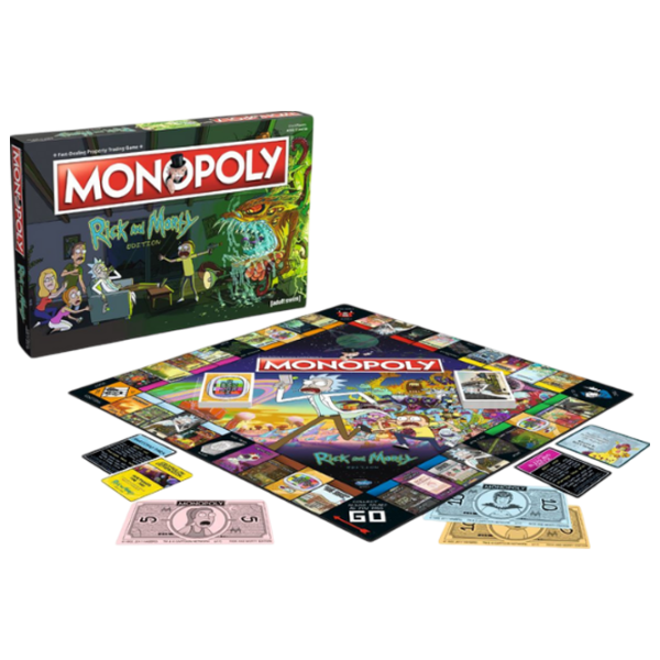Настольная игра Winning Moves Rick and Morty 12+/ Monopoly photo 1
