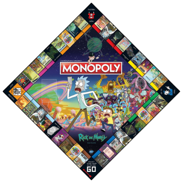 Настольная игра Winning Moves Rick and Morty 12+/ Monopoly photo 2