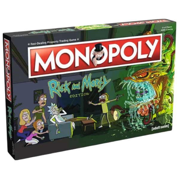 Настольная игра Winning Moves Rick and Morty 12+/ Monopoly photo 3