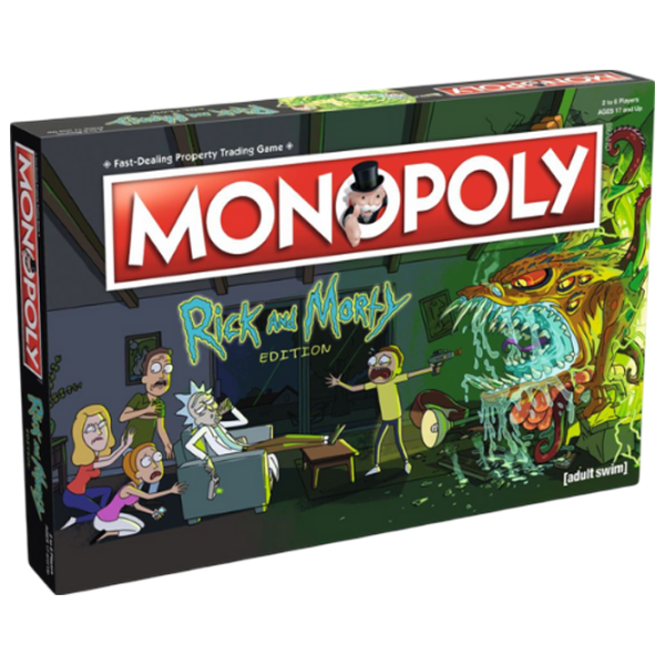 Настольная игра Winning Moves Rick and Morty 12+/ Monopoly photo 3