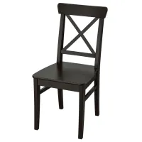 Кухонный стул Ikea Ingolf Массив/ Тёмно-коричневый Dark Brown