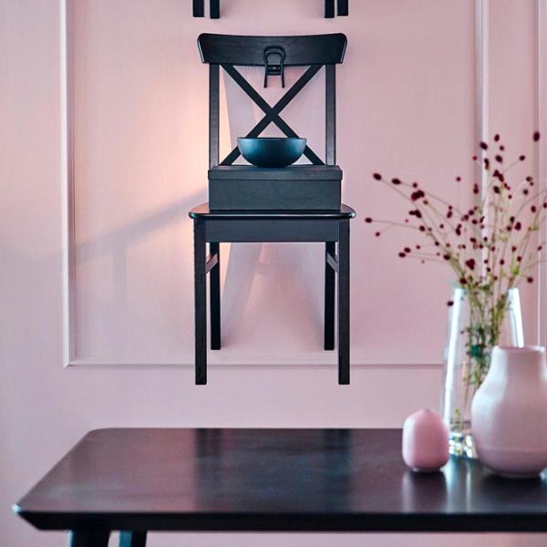 Кухонный стул Ikea Ingolf Массив/ Тёмно-коричневый Dark Brown photo 6