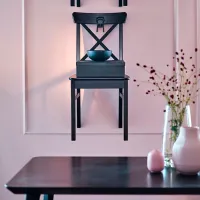 Кухонный стул Ikea Ingolf Массив/ Тёмно-коричневый Dark Brown photo 6