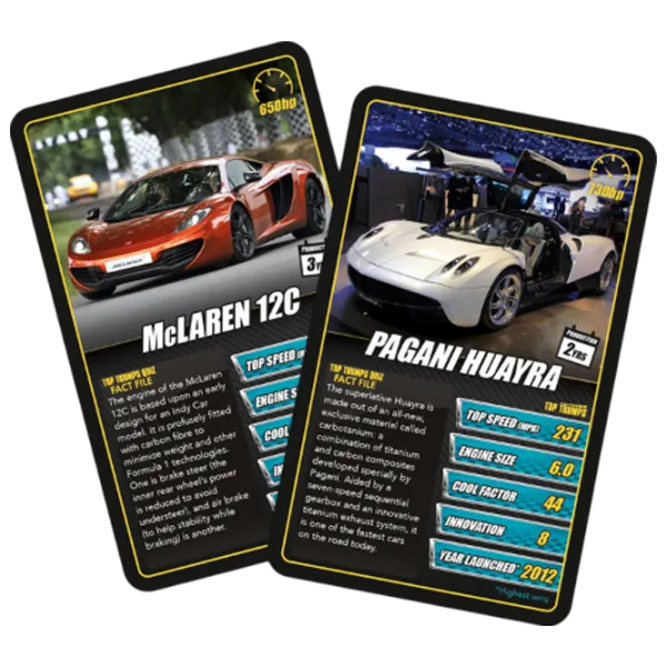 Настольная игра Winning Moves Top Trumps Sports Cars 6+/ Развитие photo 2