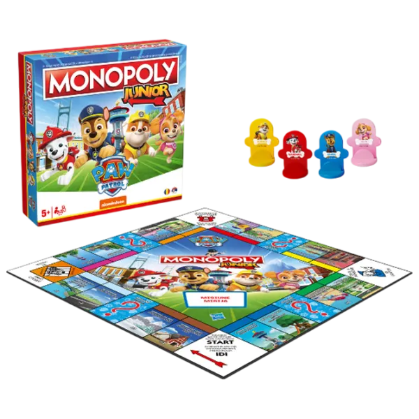 Настольная игра Winning Moves Junior Puppy Patrol 6+/ Monopoly photo 1