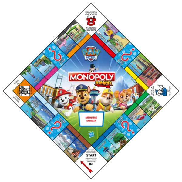 Настольная игра Winning Moves Junior Puppy Patrol 6+/ Monopoly photo 3