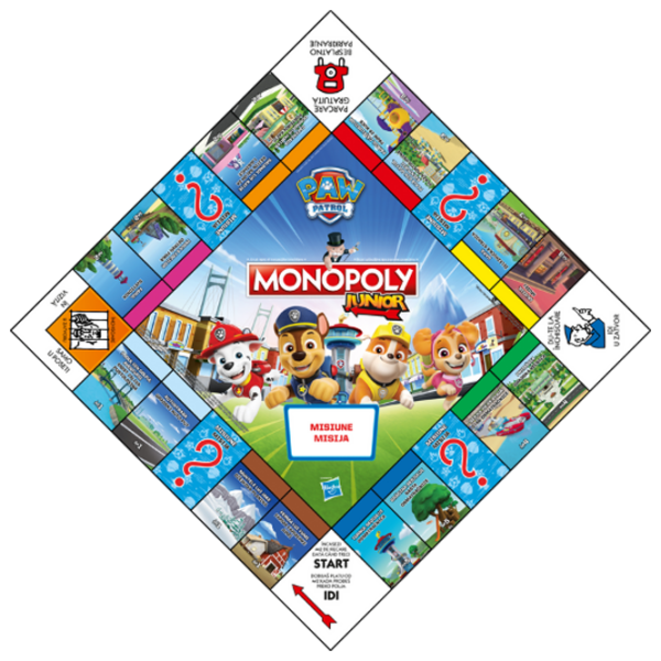 Настольная игра Winning Moves Junior Puppy Patrol 6+/ Monopoly photo 3