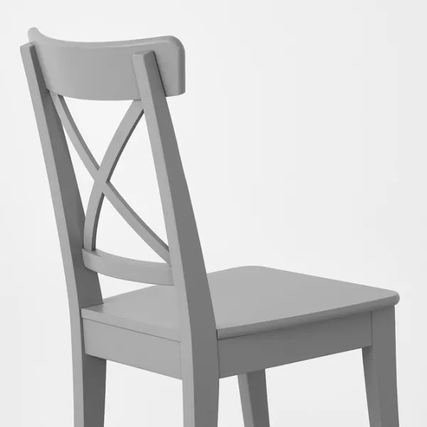 Кухонный стул Ikea Ingolf Массив/ Серый Серый photo 2