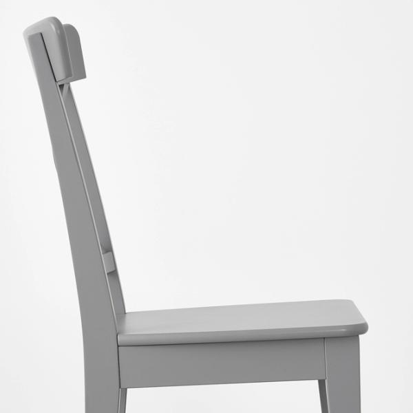 Кухонный стул Ikea Ingolf Массив/ Серый Серый photo 3